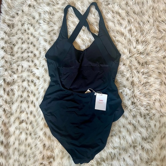 Andie Black Tulum One Piece Swimsuit Size L - Picture 4 of 9